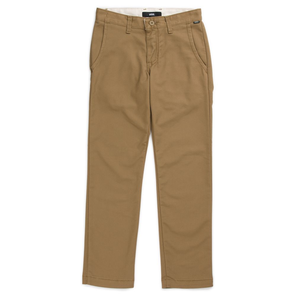 pantalones vans beige