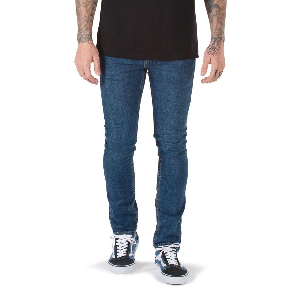 pantalones vans hombre gris