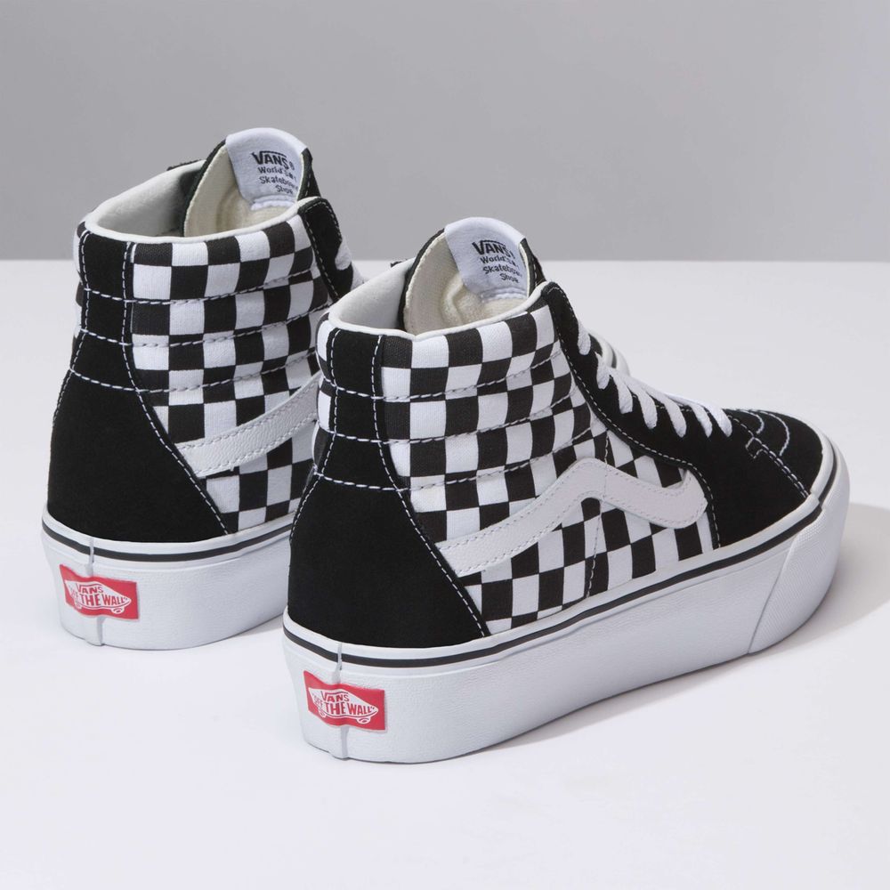 Compra Tenis Bota Clásicos De Plataforma Blancos Sk8Hi 2.0 en Vans