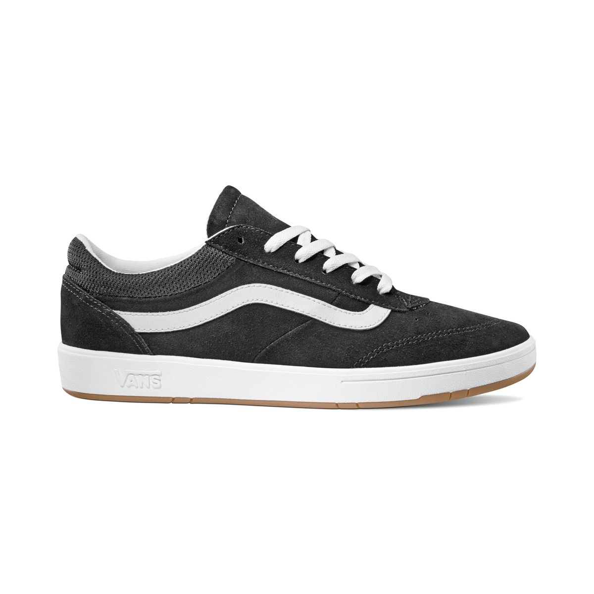 vans black & white uc cruze staple trainers