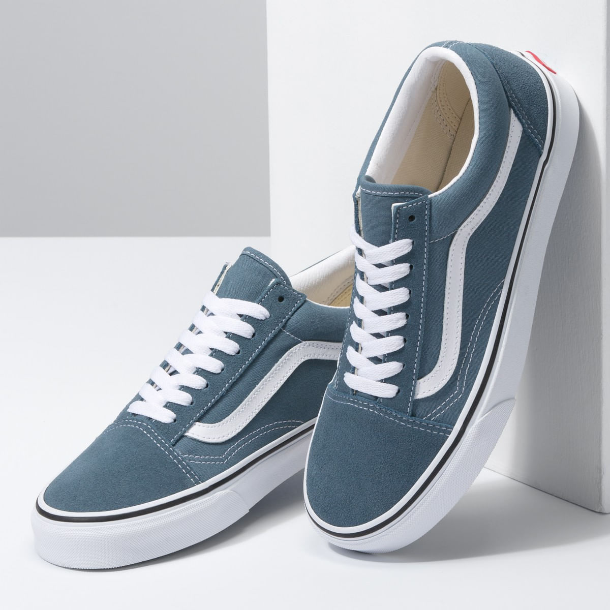 compra old skool color azul oficial Vans