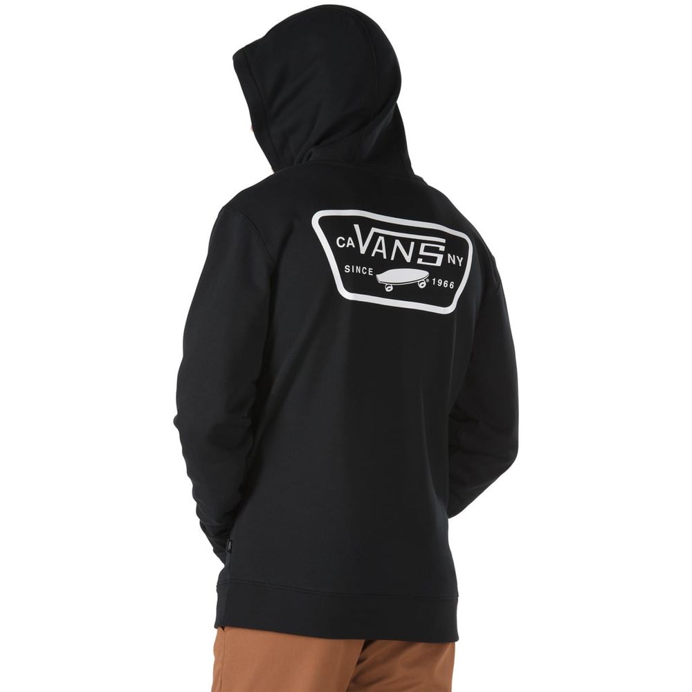 FULL-PATCHED-PO-Buzo Hoodie Con Capucha Negro Full Patched Po Ii Hombre Vans