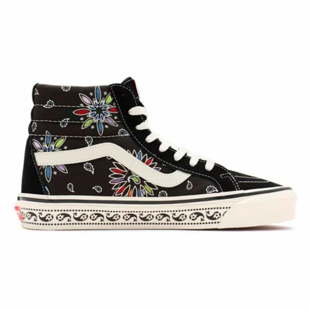 vans black rose shoes