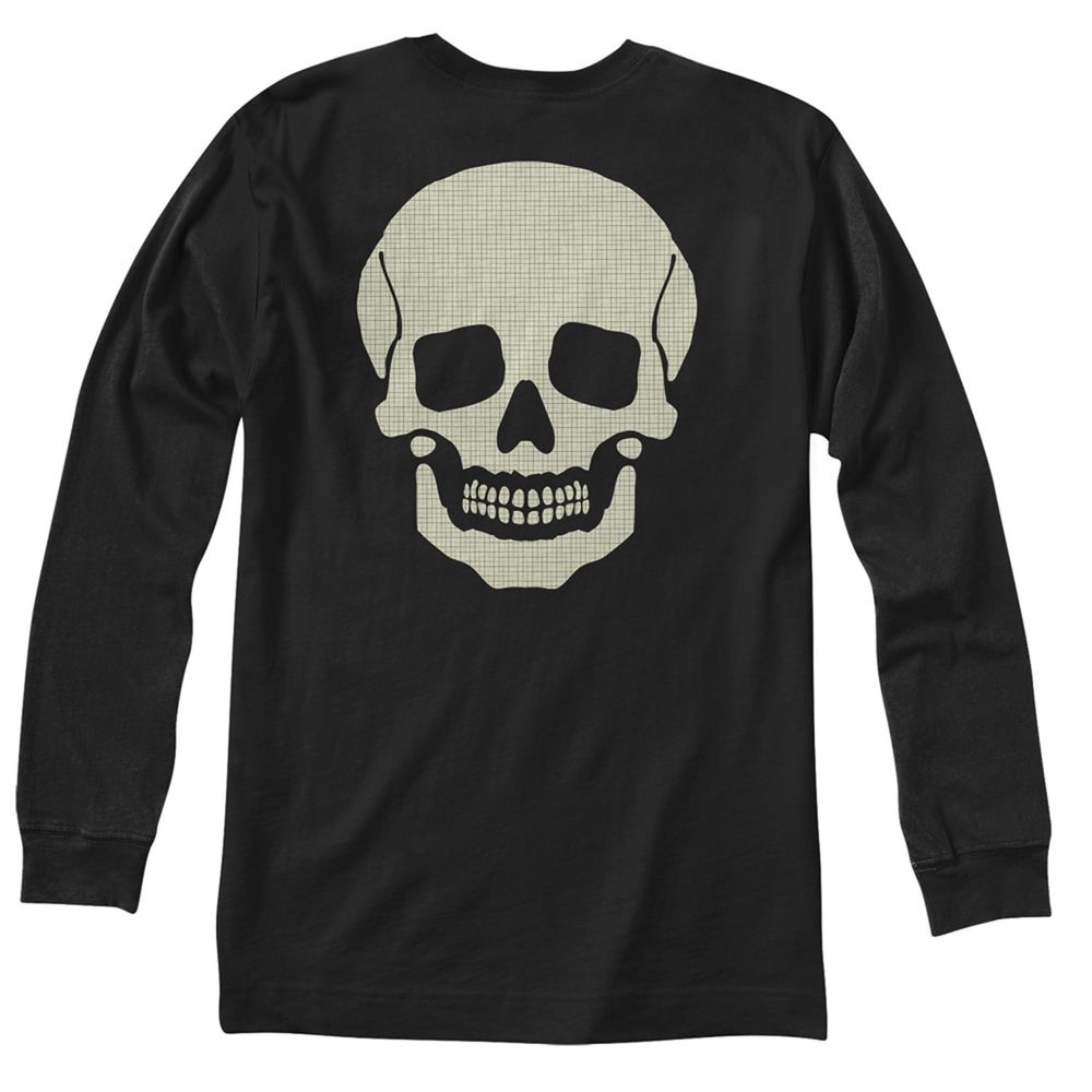 Camiseta-Anaheim-Needlepoint-Skull-Ls-Hombre-Vans