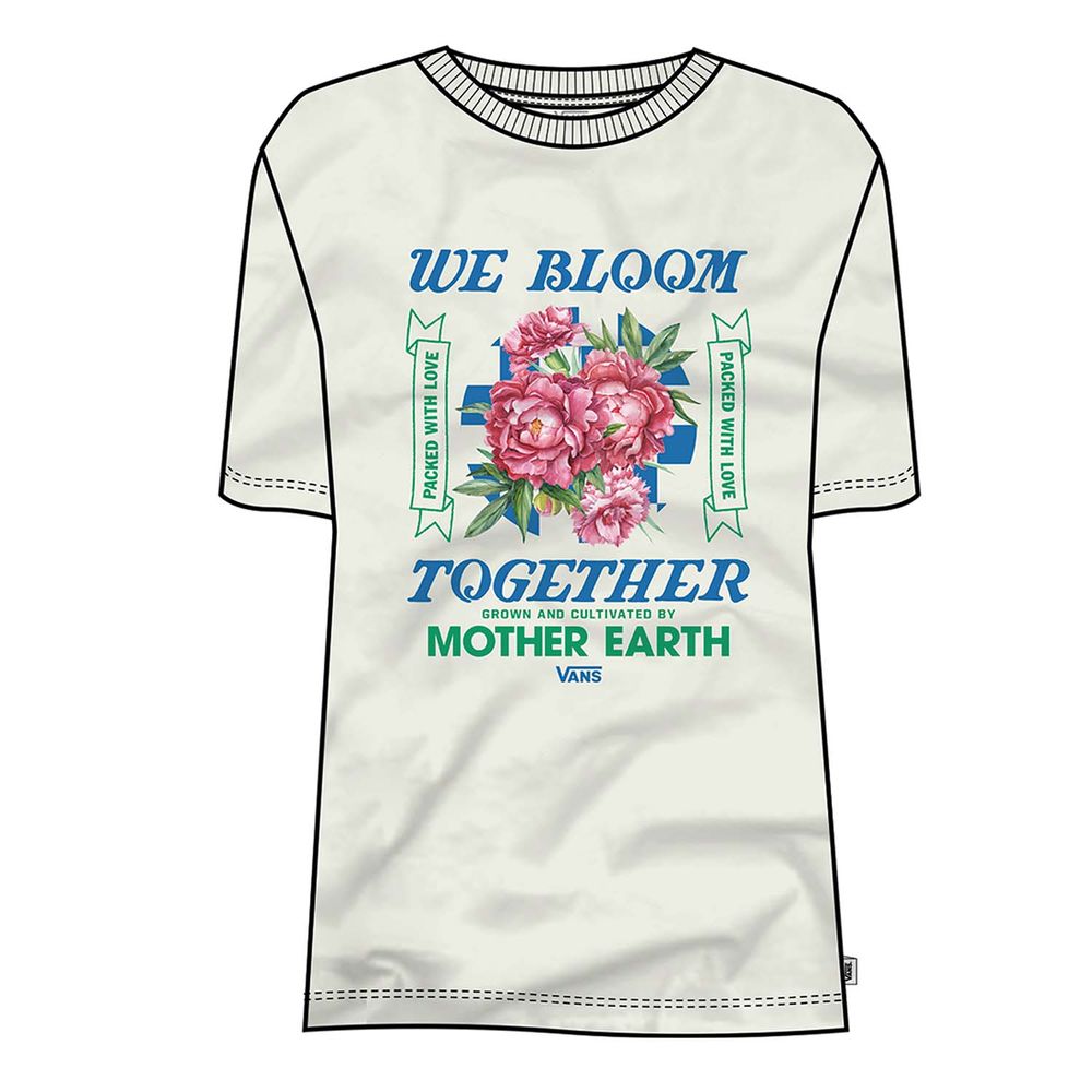 Camiseta-Manga-Corta-Blanca-Eco-Positivity-Mujer-Vans