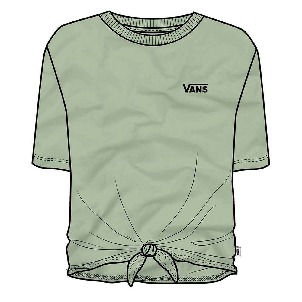 Camiseta-Manga-Corta-Verde-Wm-Junior-V-Knot-Tee-Mujer-Vans