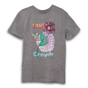 Camiseta-Manga-Corta-Gris-Vans-X-Crayola-Crew-Mujer-Vans