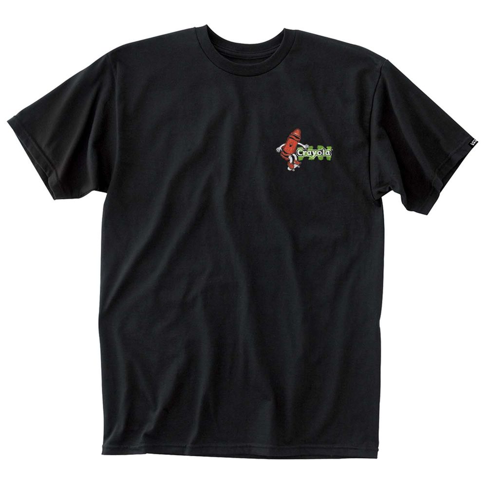 Camiseta-Manga-Corta-Negra-Crayola-Vanasaur-Niños-Vans