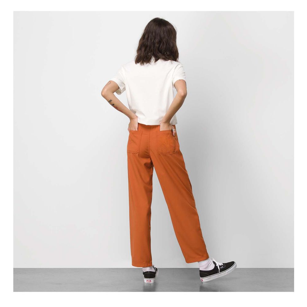 Pantalon-Bota-Ancha-Naranja-Textured-Waves-Pant-Mujer-Vans
