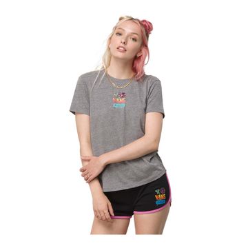 Camiseta-Manga-Corta-Gris-Vans-X-Crayola-Crew-Mujer-Vans