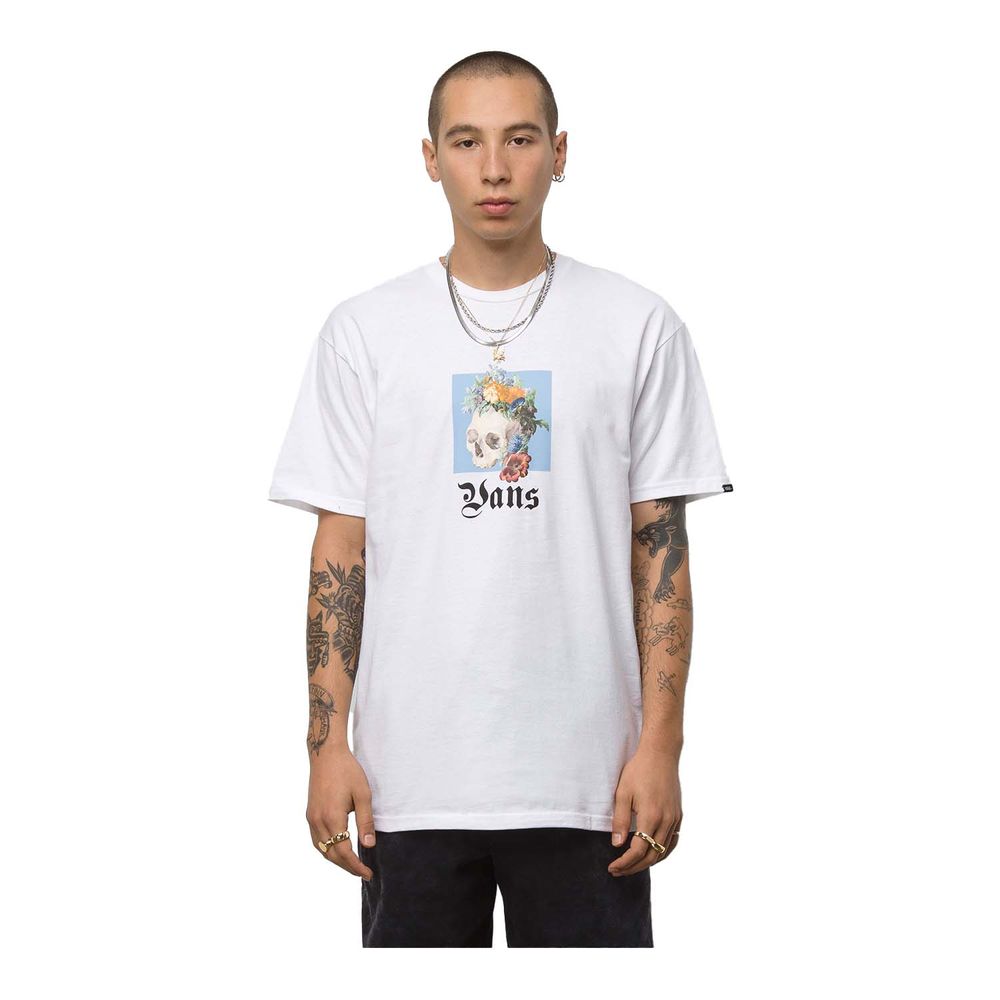 Camiseta-Manga-Corta-Blanca-Death-Blooms-Ss-Hombre-Vans