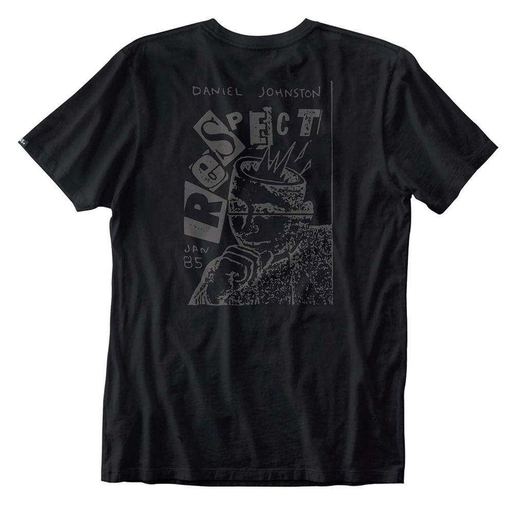 Camiseta-Manga-Corta-Negra-Daniel-Johnston-Respe-Hombre-Vans