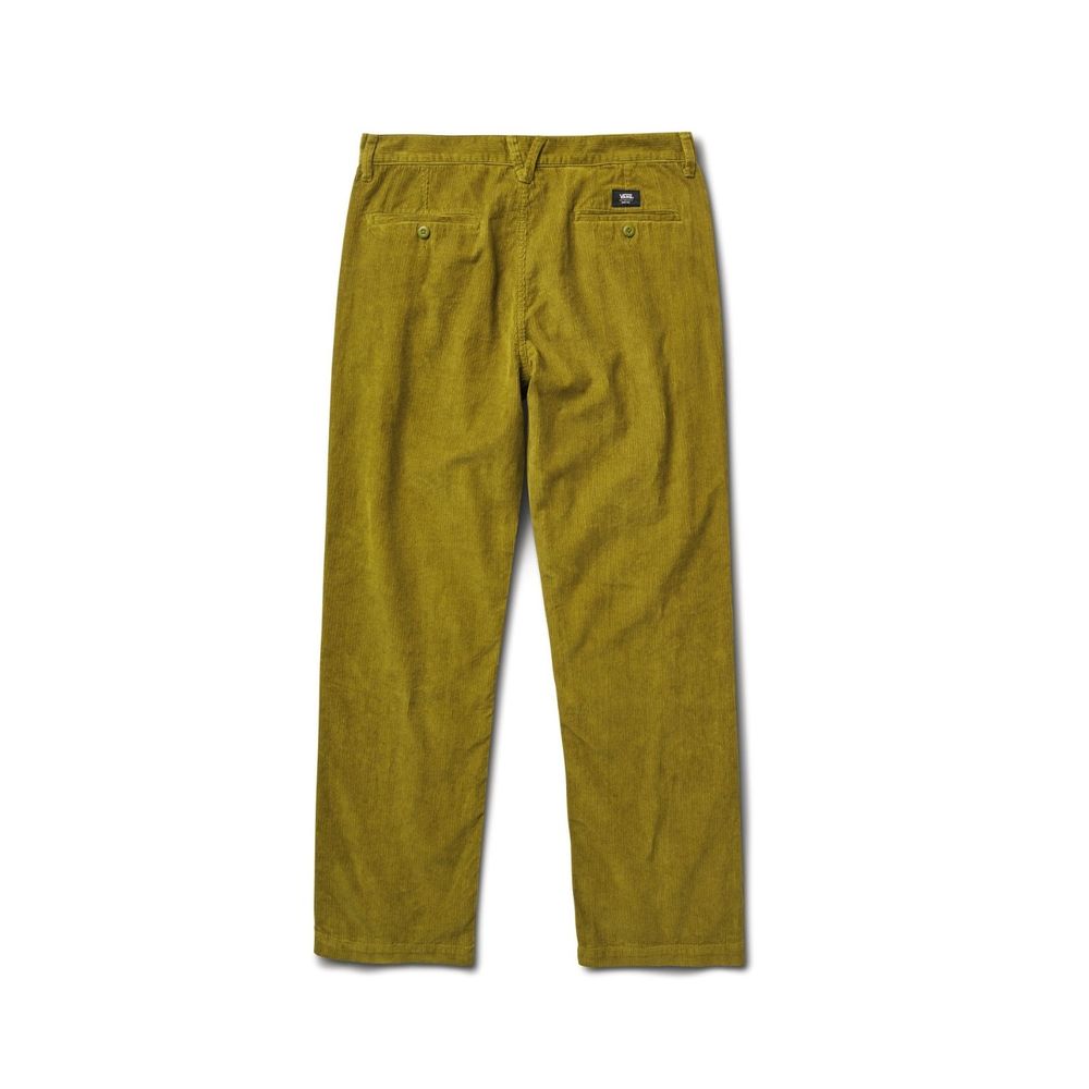 pantalones vans amarillo