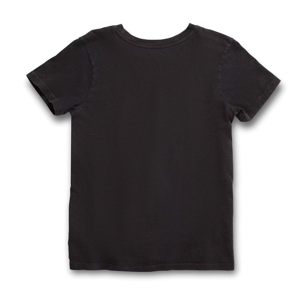 Camiseta-manga-corta-negra-Roe-Shell-Mujer-Vans