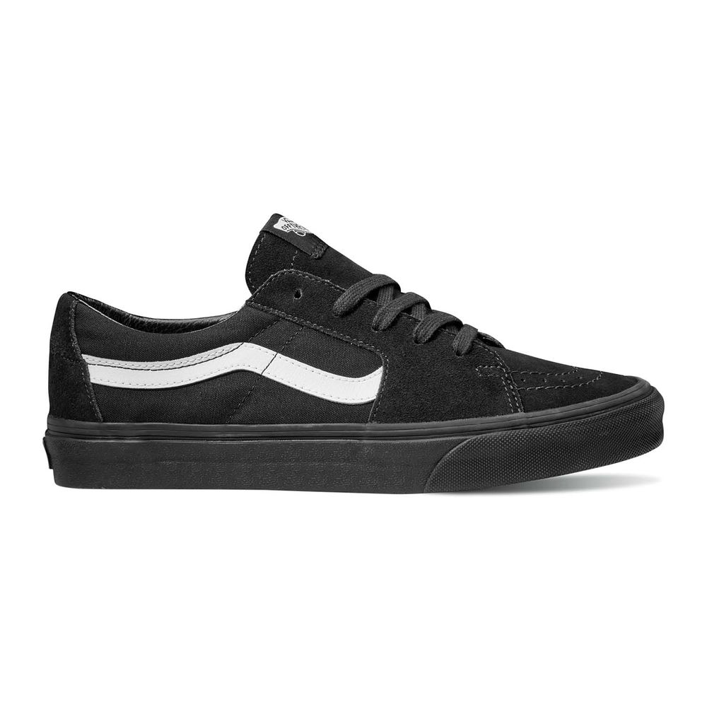 Tenis-Clasicos-Negros-Sk8-Low-Contrast-Vans