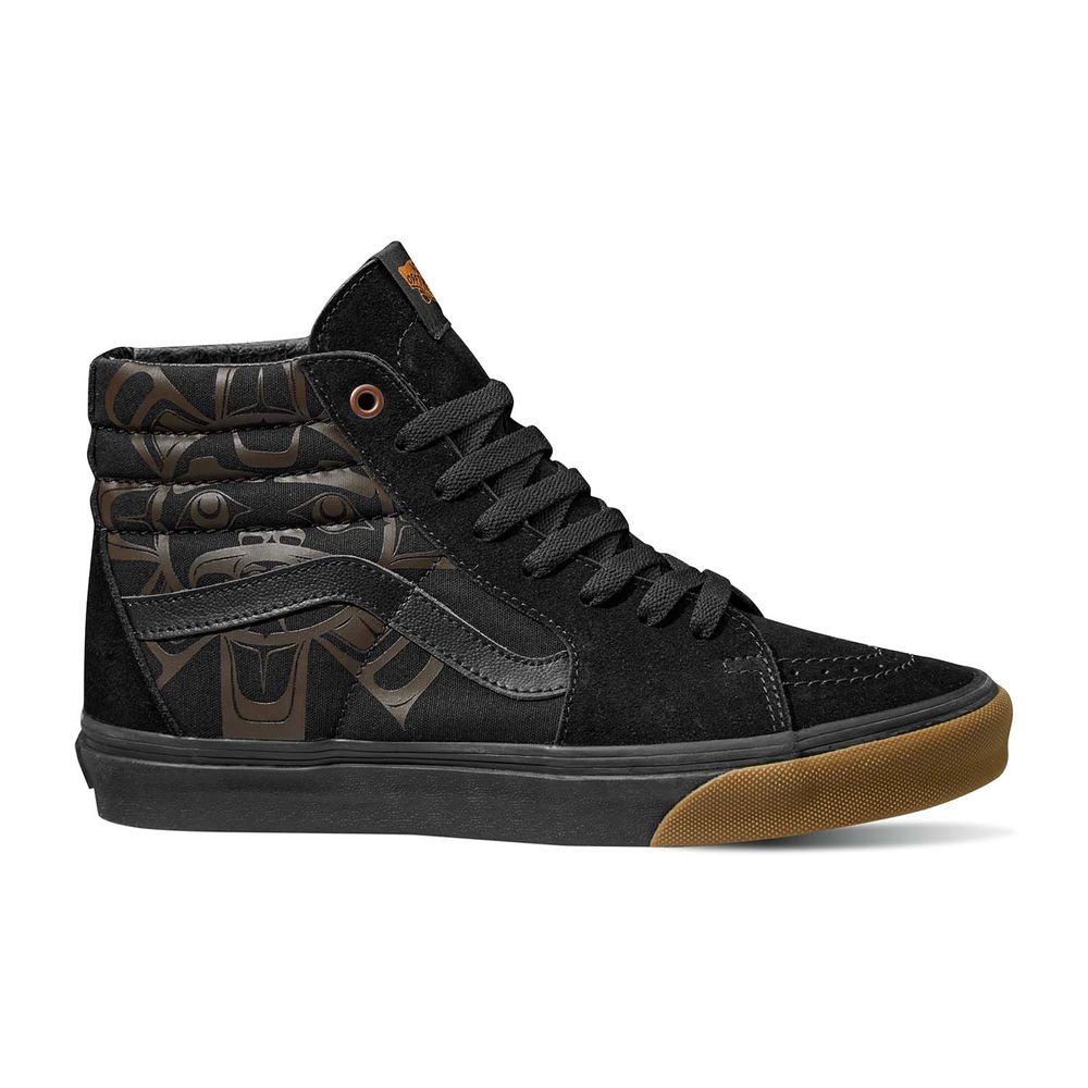 Vans negras cheap de bota