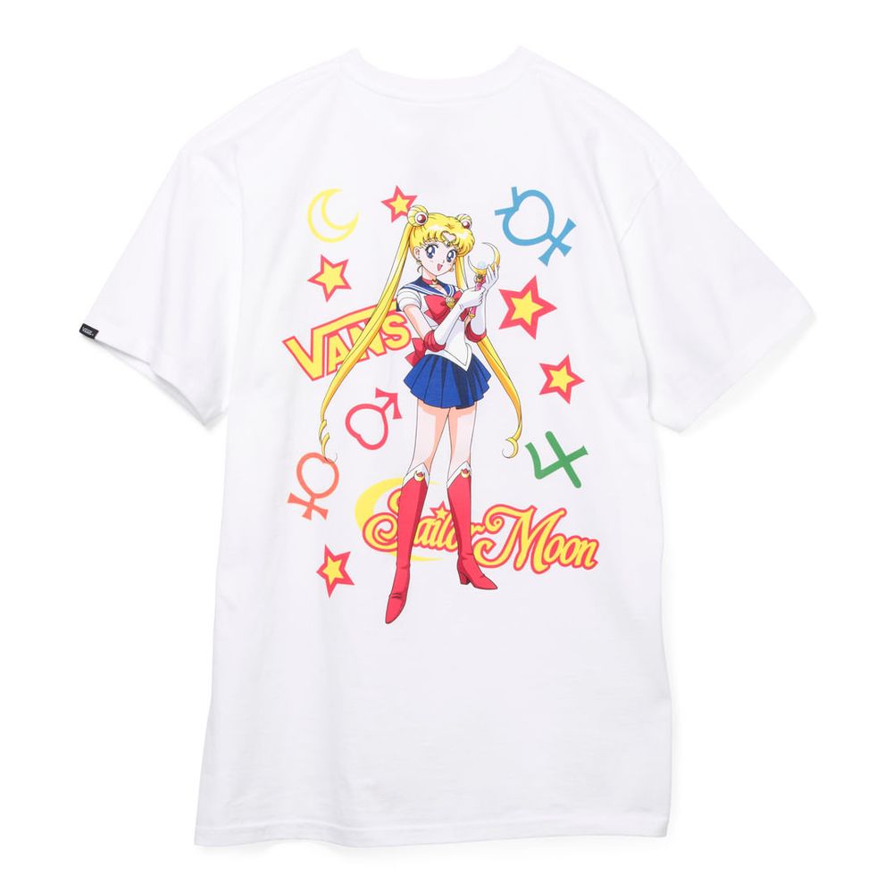 Camiseta-Manga-Corta-Blanca-Graphic-Sailor-Moon-Hombre-Vans