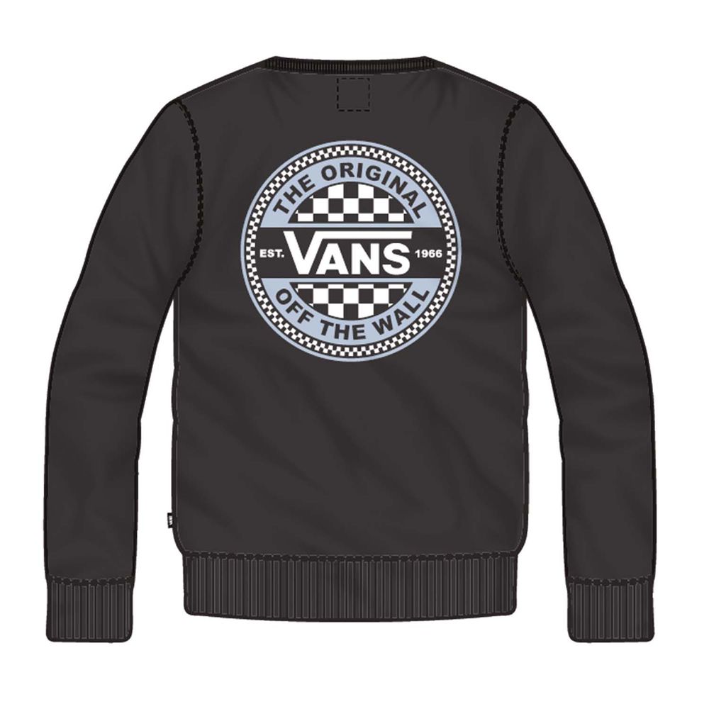 Buzo-Pullover-Negro-Circled-Checker-Crew-Hombre-Vans