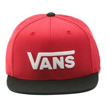 Gorra-Ajustable-Roja-Drop-V-Ii-Snapback-B-Niños-Vans