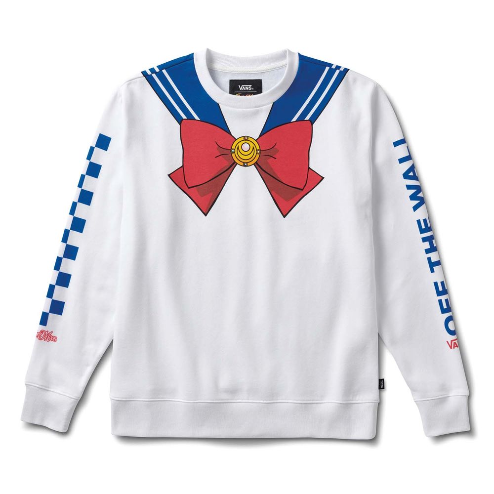 Buzo-Pullover-Blanco-Bff-Crew-Fleece-Sailor-Moon-Mujer-Vans
