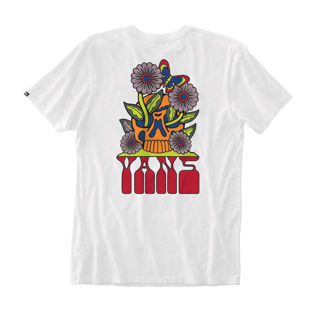 Camiseta-Manga-Corta-Blanca-Vans-Vibin-Ss-Tee-Hombre-Vans