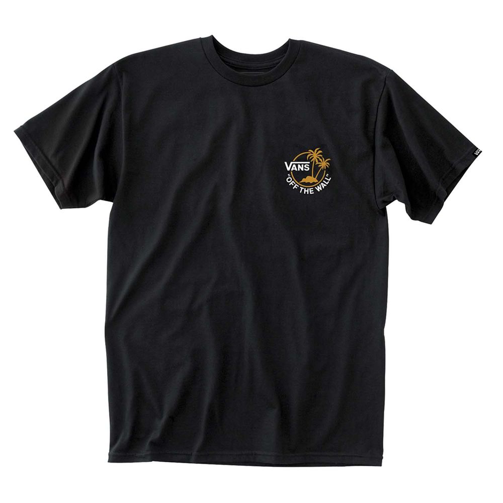 Camiseta-De-Algodon-Negra-Classic-Mini-Dual-Palm-Hombre-Vans