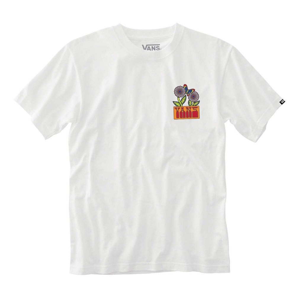 Camiseta-Manga-Corta-Blanca-Vans-Vibin-Ss-Tee-Hombre-Vans