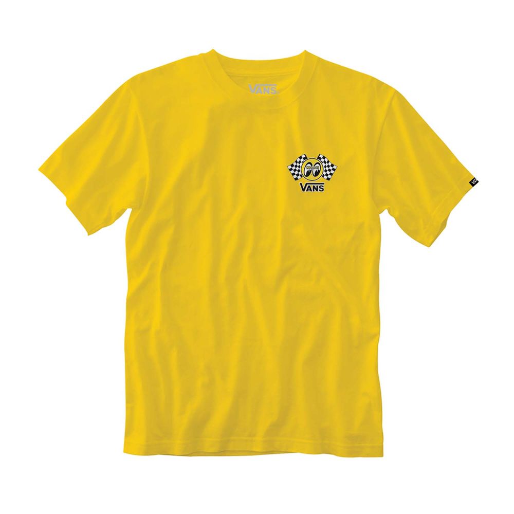 Camiseta-Manga-Corta-Amarilla-Mooneyes-Ss-Tee-Niños-Vans