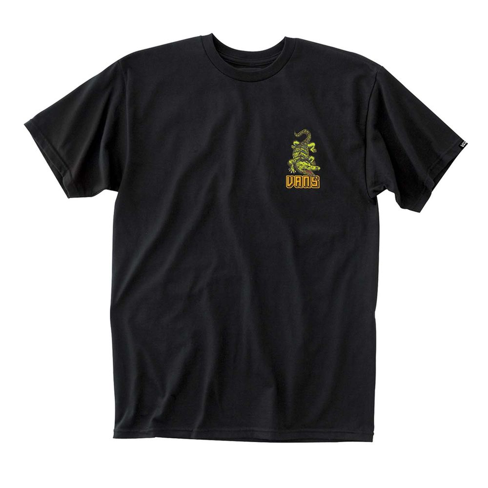 Camiseta-Manga-Corta-Negra-Croc-Ss-Tee-Hombre-Vans