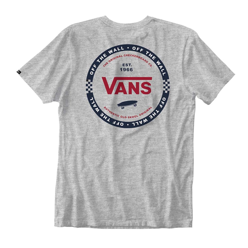 Camiseta-Manga-Corta-Gris-Logo-Check-Hombre-Vans