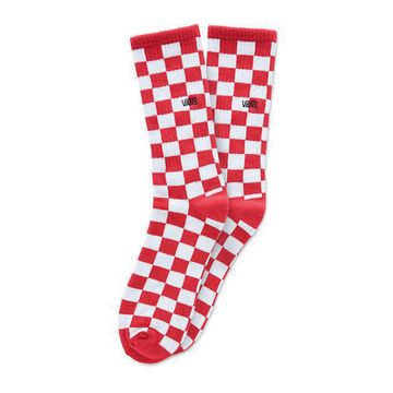 Medias-Rojas-Checkerboard-Crew-Ii-9.5-13-1P-Hombre-Vans