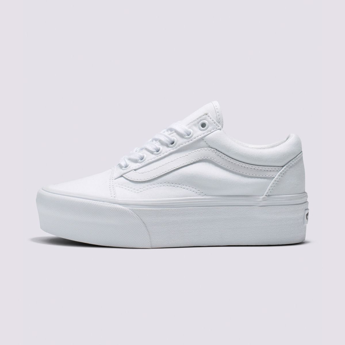 Zapatos vans blancos discount de mujer vintage