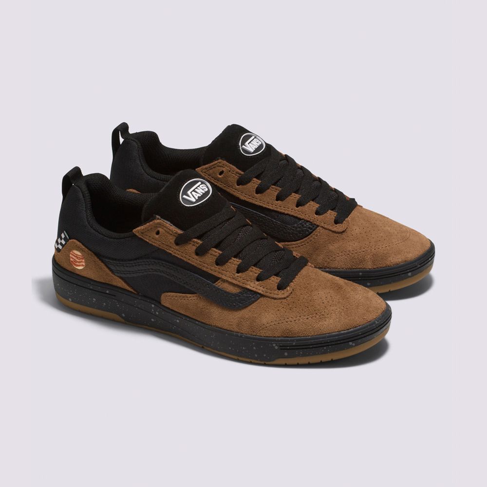 Tenis-Skate-Marrones-Zahba-Zion-Wright-Hombre-Vans