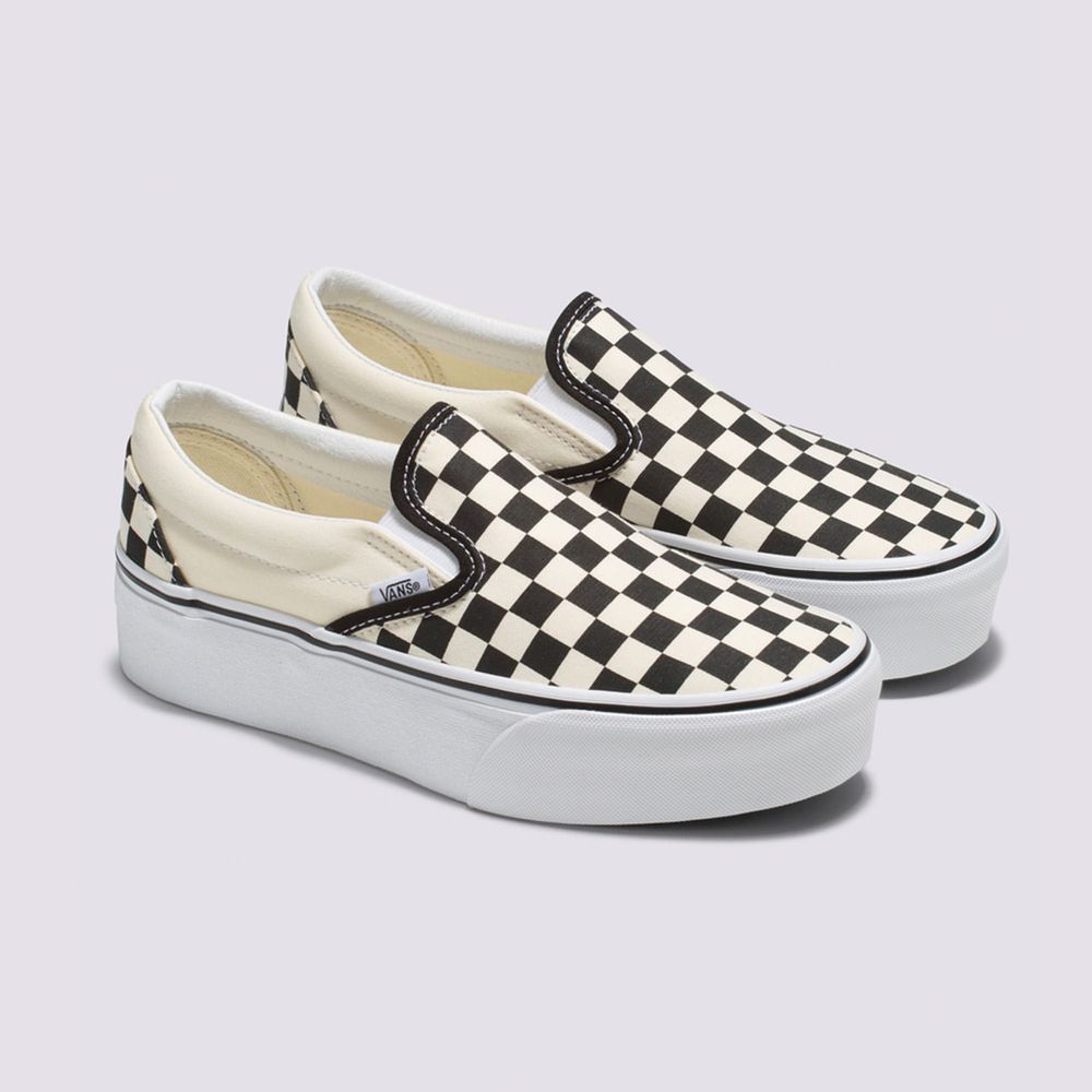Tenis-Clasicos-Plataforma-Blancos-Slip-On-Checkerboard-Vans