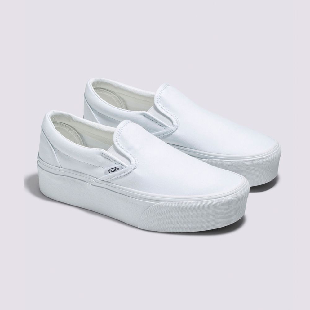 vans blancos para mujer