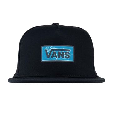 Gorra-Plana-Negro-Fumed-Glass-Snapback-Hombre-Vans