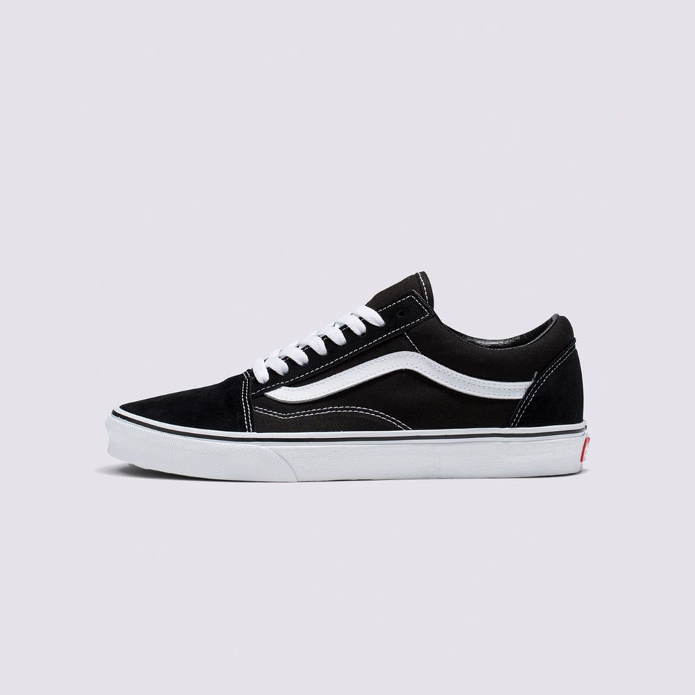 Vans azules shop con negro