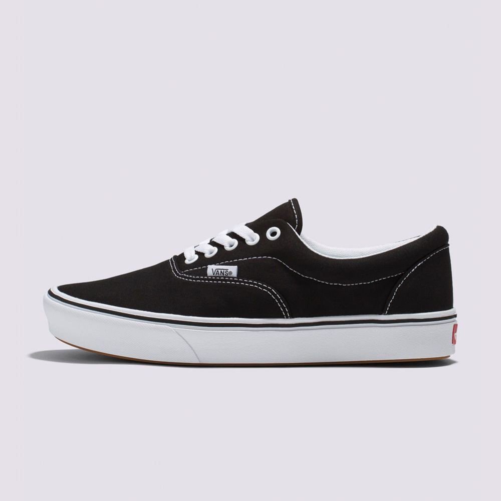 Vans negros 2025 con plataforma