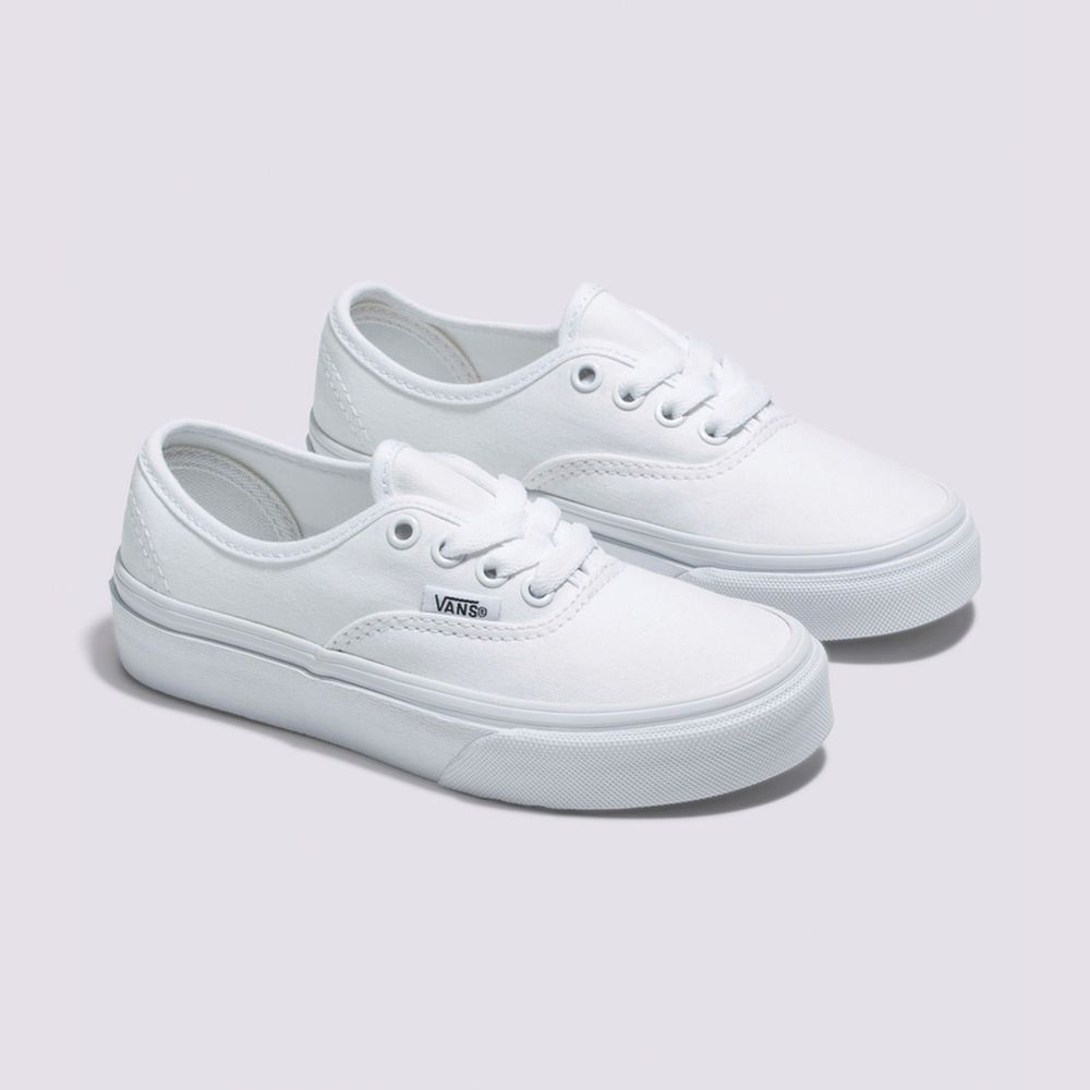 Vans cheap blancos niño