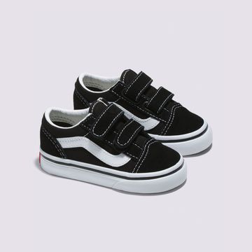 Tenis-Clasicos-Negros-Old-Skool-V-Niños-Vans