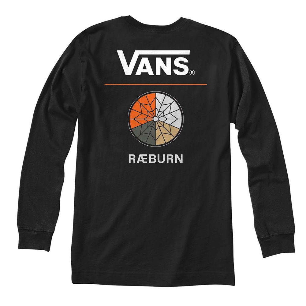 Camiseta-Manga-Larga-Negra-Raeburn-Tee-Hombre-Vans