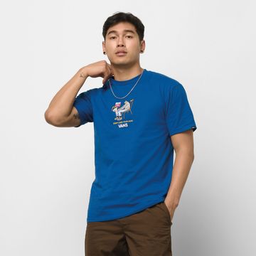 Camiseta-Manga-Corta-Azul-Dont-Lose-Ss-Tee-Hombre-Vans