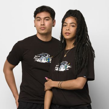 Camiseta-De-Algodon-Negra-Save-Our-Planet-Vans-Hombre-Vans