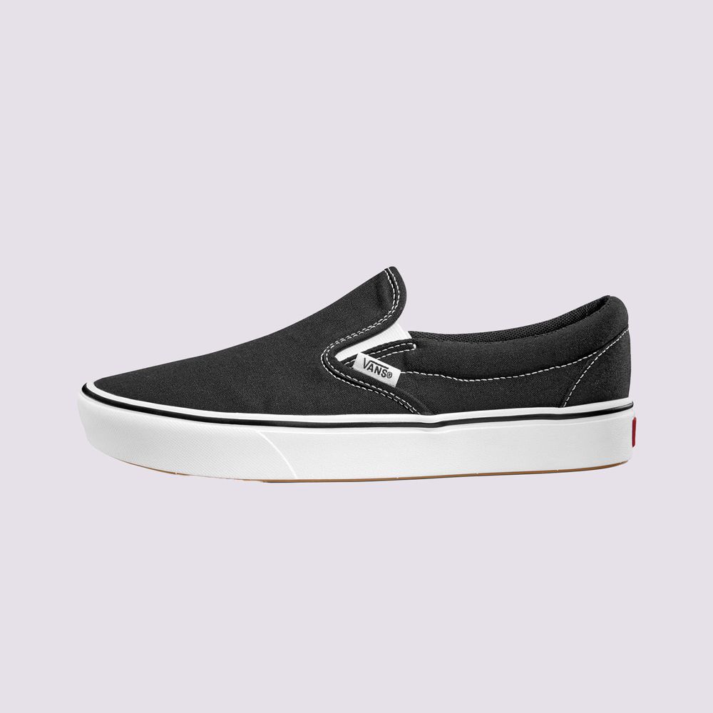 Tenis-Vans-Comfycush-Slip-On-Classic-Negro