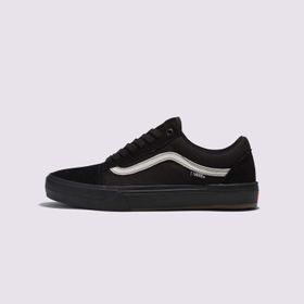 Vans negros suela discount cafe