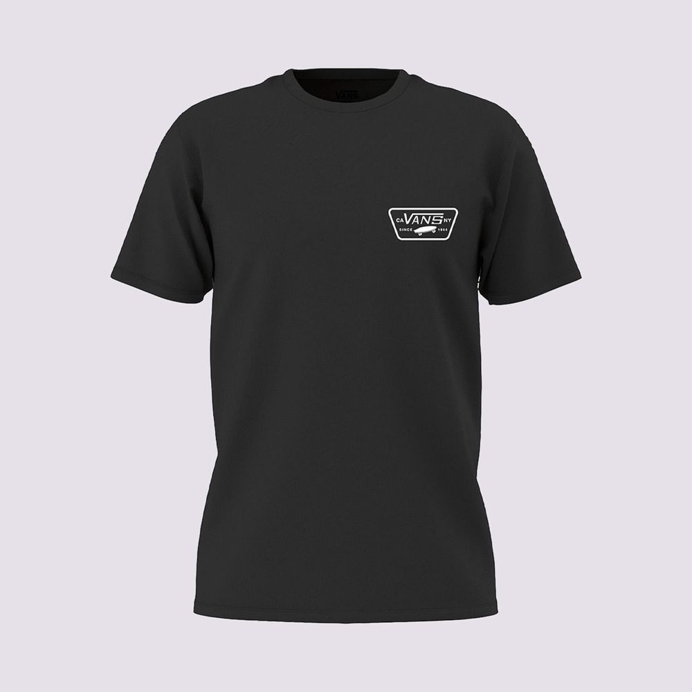 Camiseta-Manga-Corta-Negra-Full-Patch-Back-Hombre-Vans