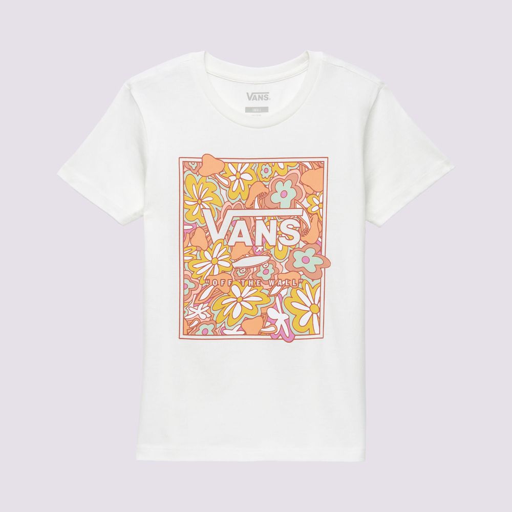 Camiseta-Manga-Corta-Blanca-Resort-Floral-Box-Mujer-Vans