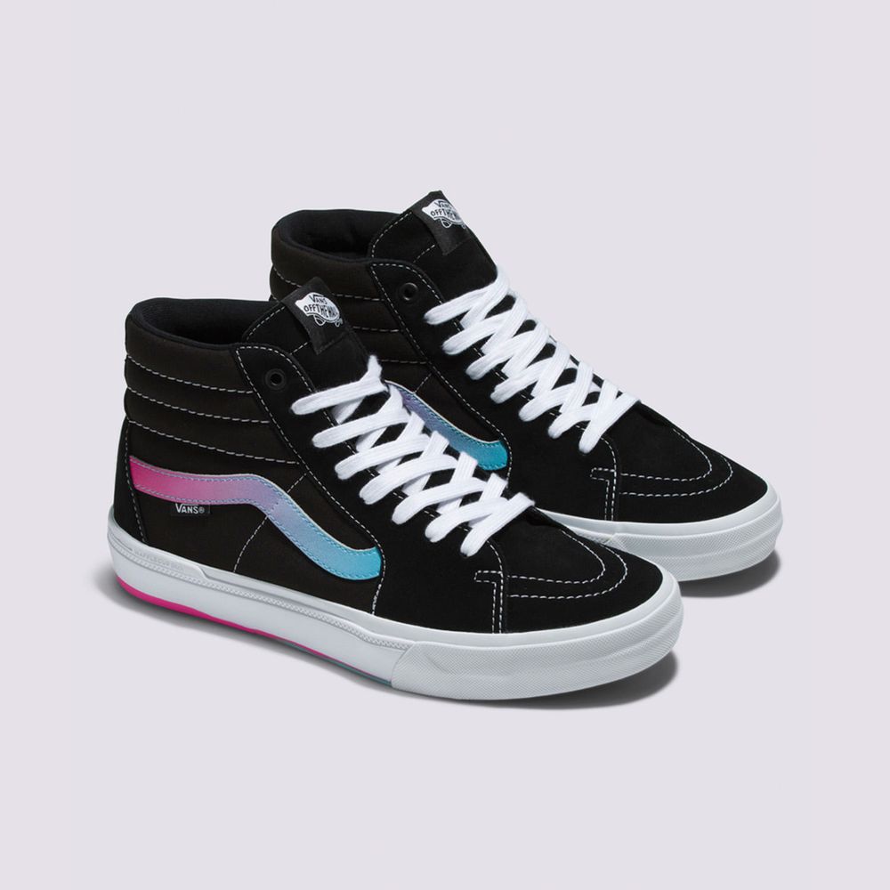 Tenis-Bota-Skate-Negros-Bmx-Sk8-Hi-Hombre-Vans