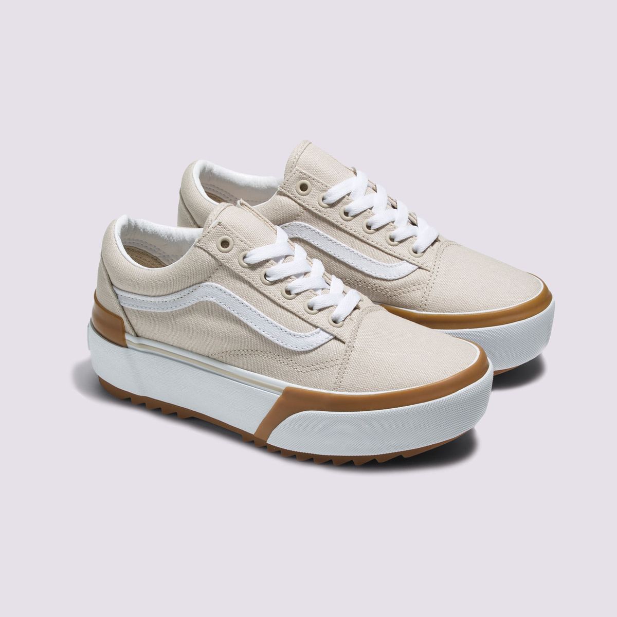 Compra Tenis Clásicos De Plataforma Beige Old Skool en Vans Colombia ...