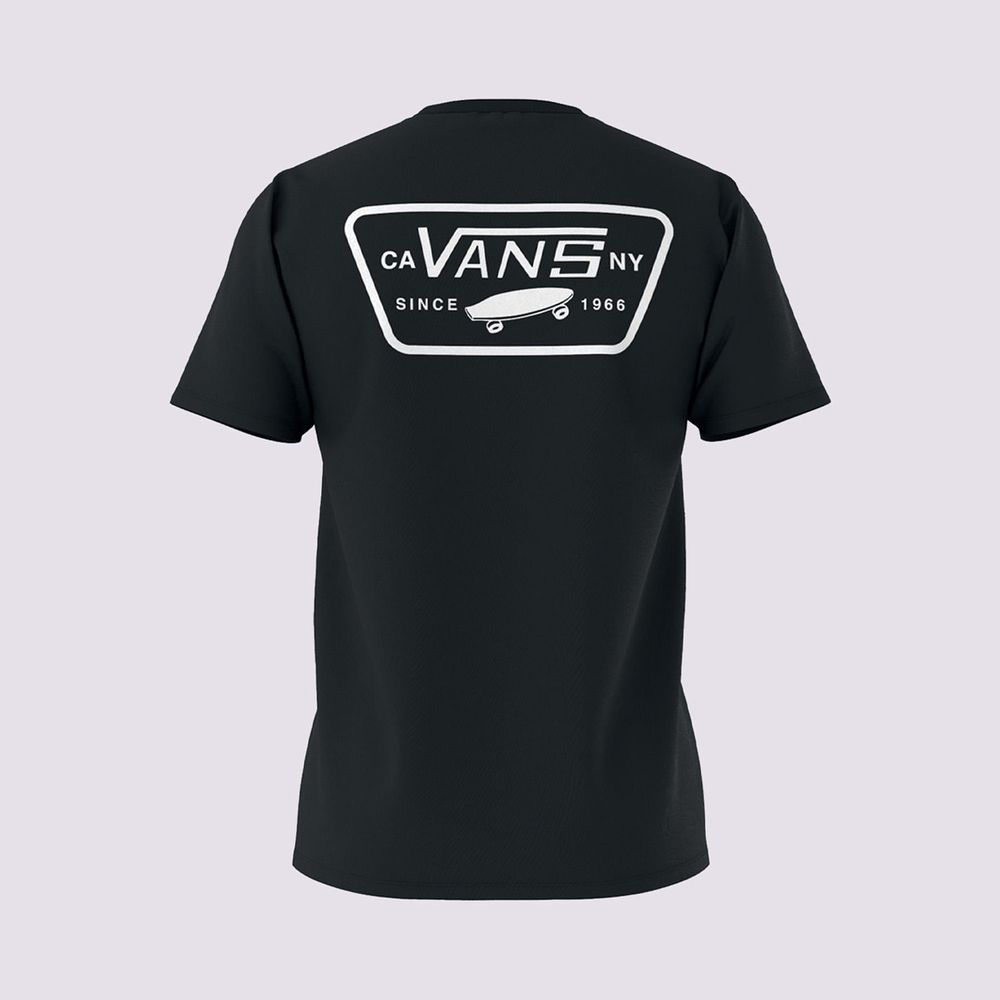 Camiseta-Manga-Corta-Negra-Full-Patch-Back-Hombre-Vans